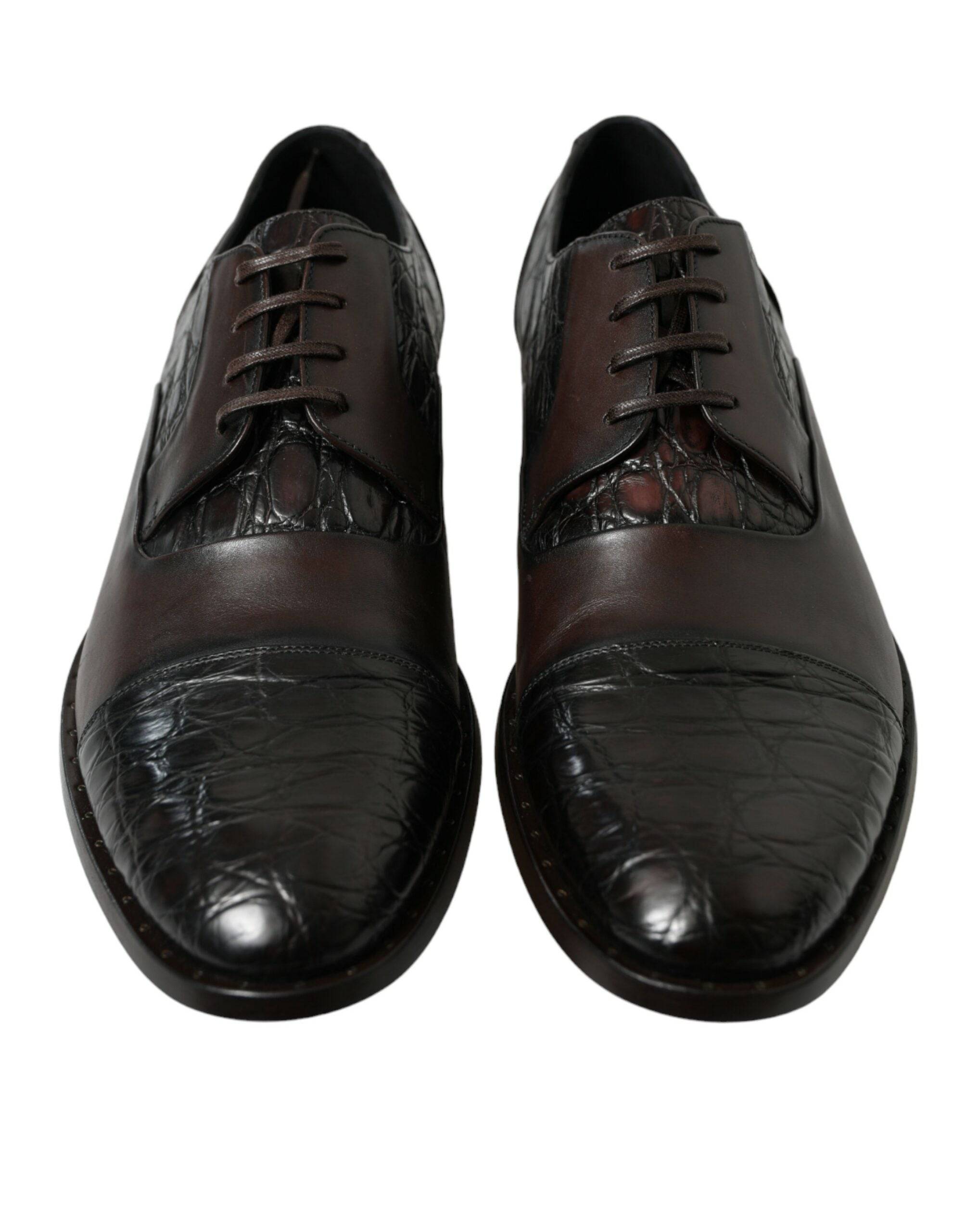 Dolce & Gabbana Brown Exotic Leather Formal Men Dress Shoes Secondary image
