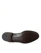 Dolce & Gabbana Elegant Brown Formal Derby Dress Shoes - ACCEXO