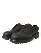 Dolce & Gabbana Elegant Mens Leather Derby Dress Shoes - ACCEXO
