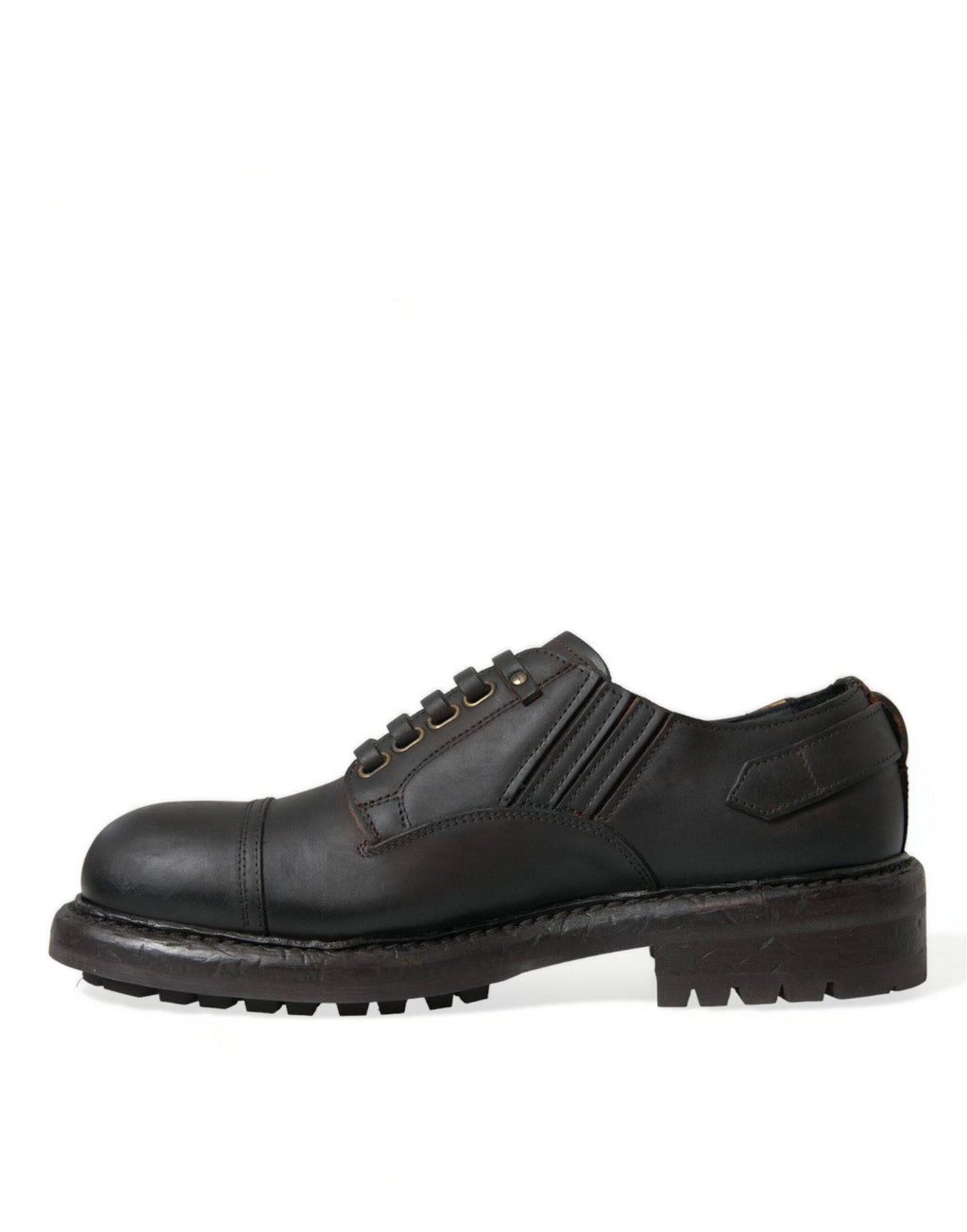 Dolce & Gabbana Elegant Mens Leather Derby Dress Shoes - ACCEXO