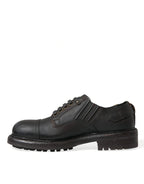 Dolce & Gabbana Elegant Mens Leather Derby Dress Shoes - ACCEXO