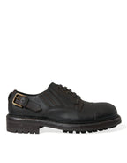 Dolce & Gabbana Elegant Mens Leather Derby Dress Shoes - ACCEXO