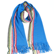Missoni Blue Wool Men Scarf - ACCEXO