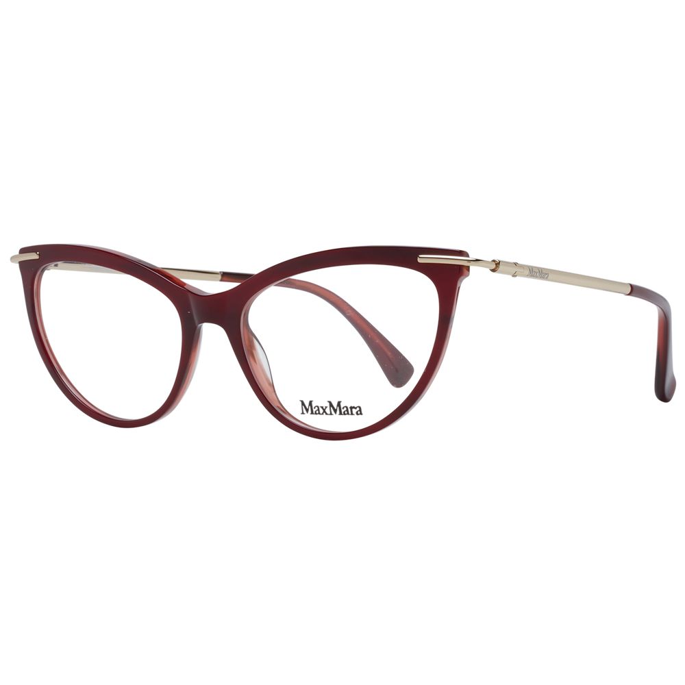 Max Mara Burgundy Women Optical Frames - ACCEXO