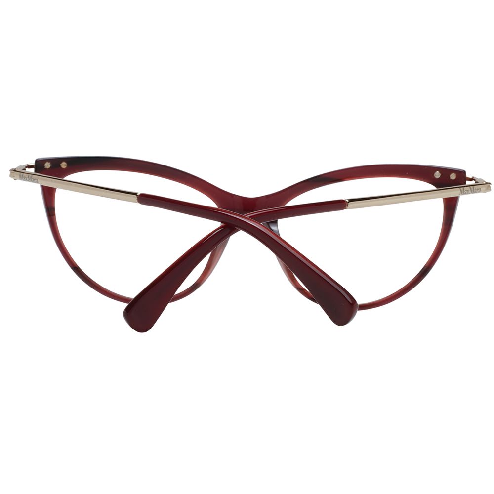Max Mara Burgundy Women Optical Frames - ACCEXO