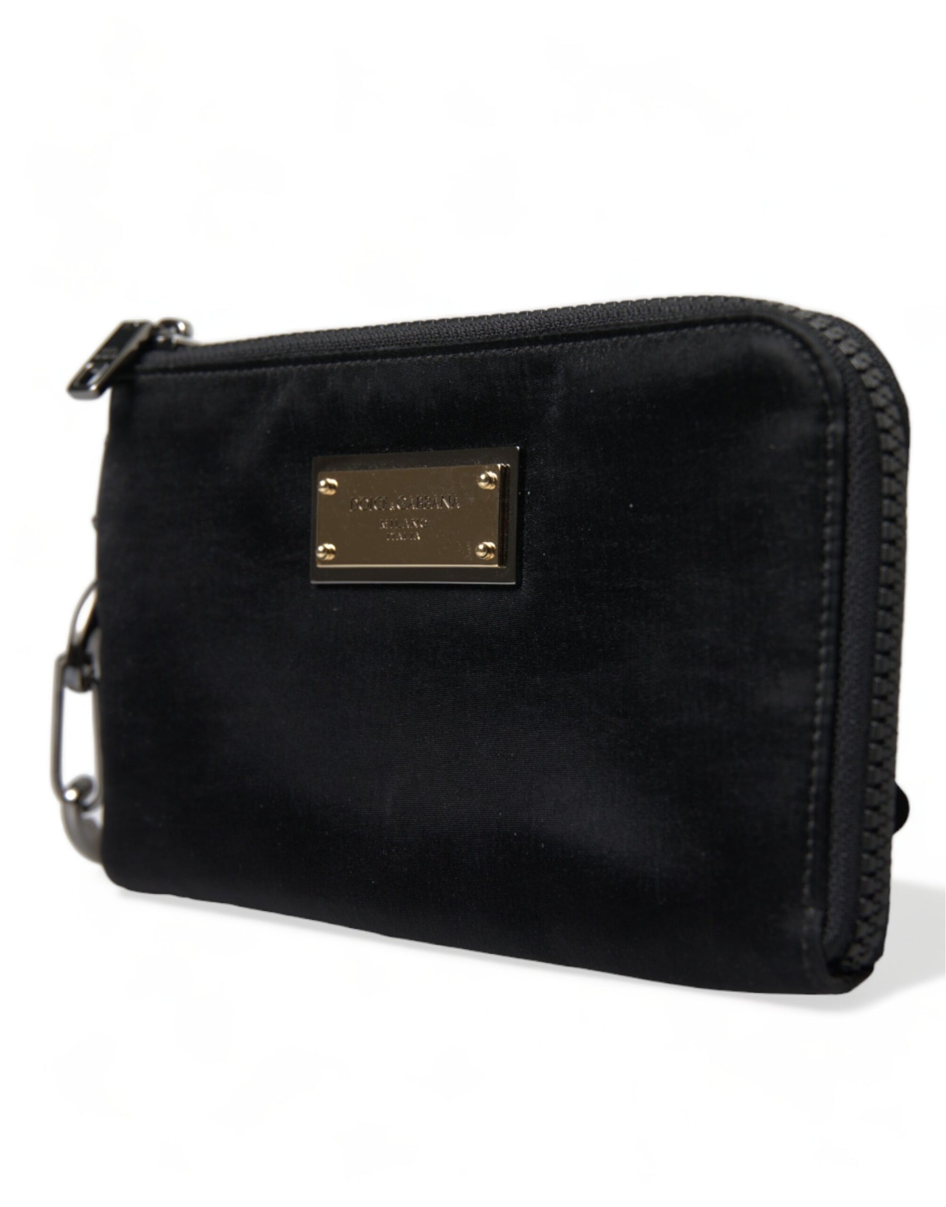 Dolce & Gabbana Chic Nylon-Leather Designer Pouch - ACCEXO
