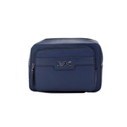 Michael Kors Cooper Small Navy Blue Smooth Leather Double Zip Belt Bag - ACCEXO