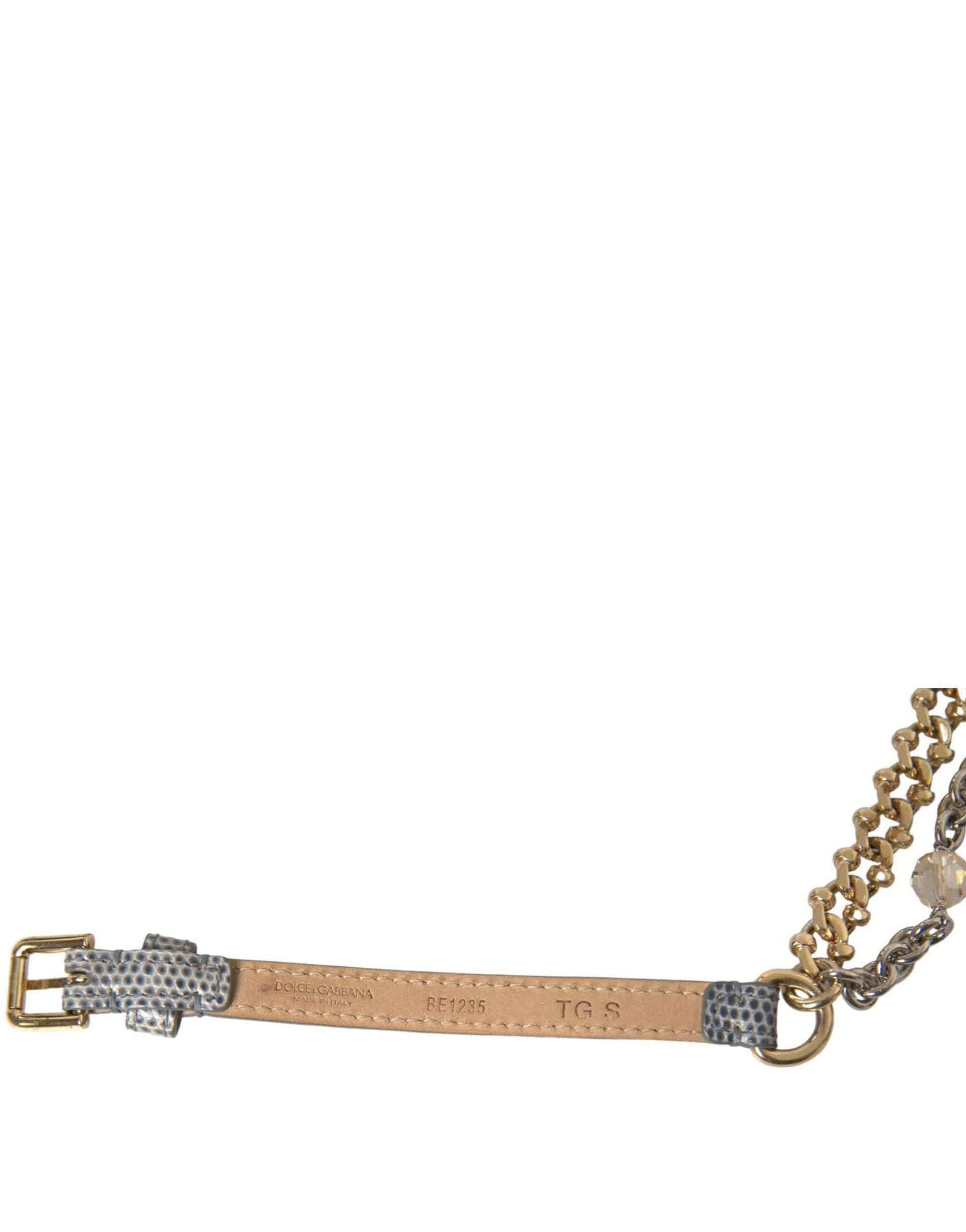 Dolce & Gabbana Elegant Crystal Bounce Waist Belt - ACCEXO