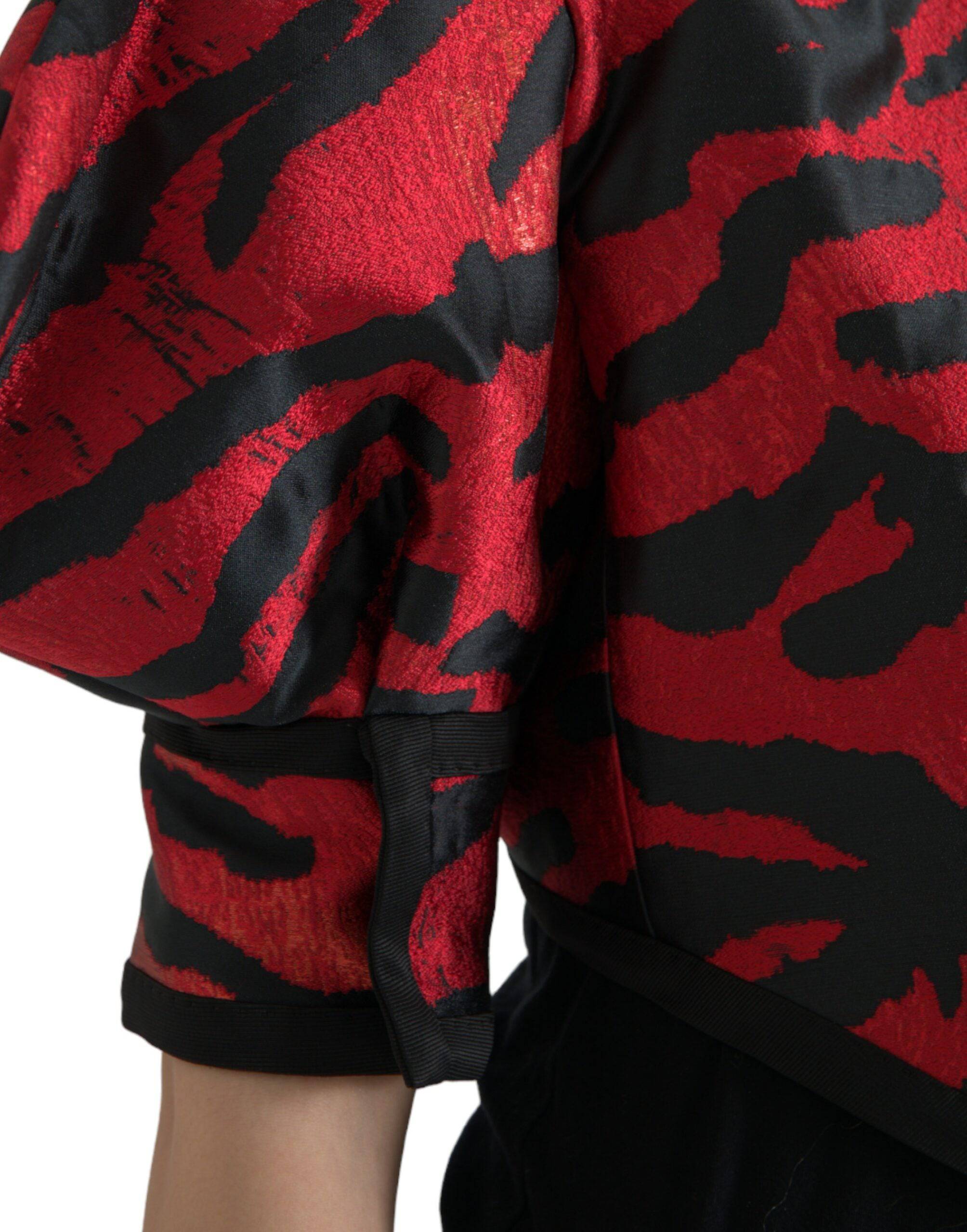 Dolce & Gabbana Elegant Animal Print Coat Jacket - ACCEXO