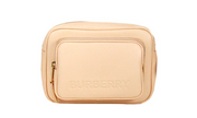 Burberry Small Branded Peach Pink Grainy Leather Camera Crossbody Bag - ACCEXO