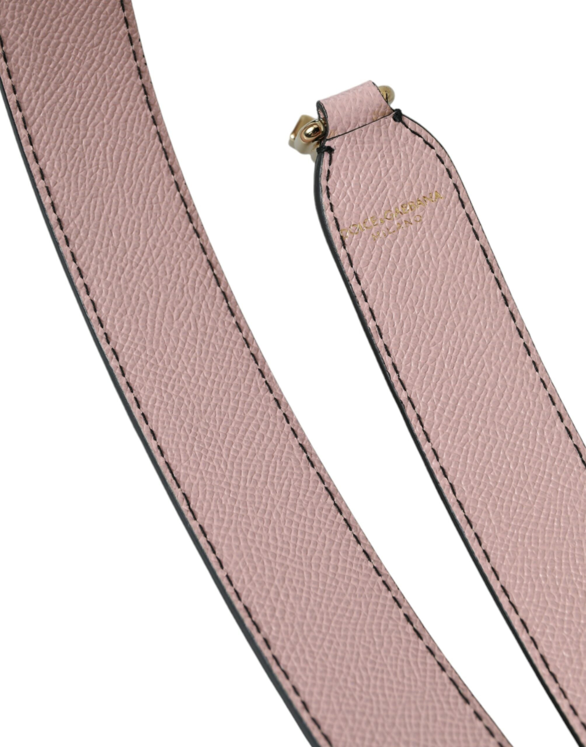 Dolce & Gabbana Pink Leather Handbag Accessory Shoulder Strap - ACCEXO