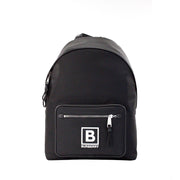 Burberry Abbeydale Branded Stamp Black Nylon Backpack Shoulder Bookbag - ACCEXO
