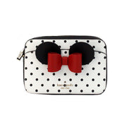 Kate Spade Disney Minnie Mouse Polka Dot Printed PVC Crossbody Camera Bag - ACCEXO