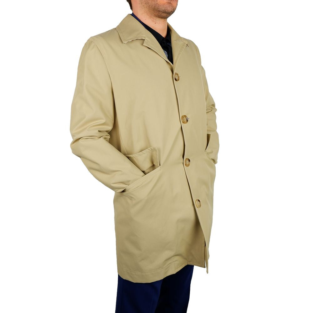 Aquascutum Classic Beige Trench Coat - Timeless Elegance - ACCEXO