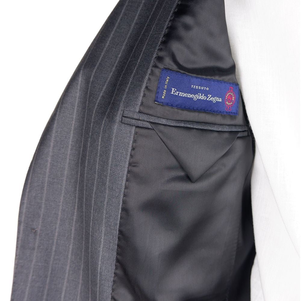 Made in Italy Gray Wool Men Suit - ACCEXO