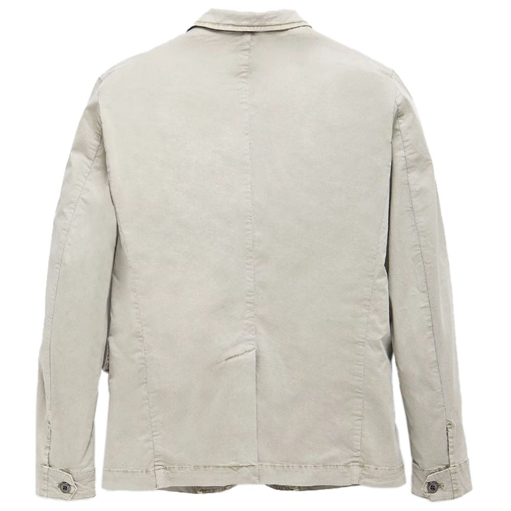 Refrigiwear Sleek Beige Four-Pocket Cotton Jacket - ACCEXO