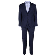Made in Italy Blue Wool Men Suit - ACCEXO