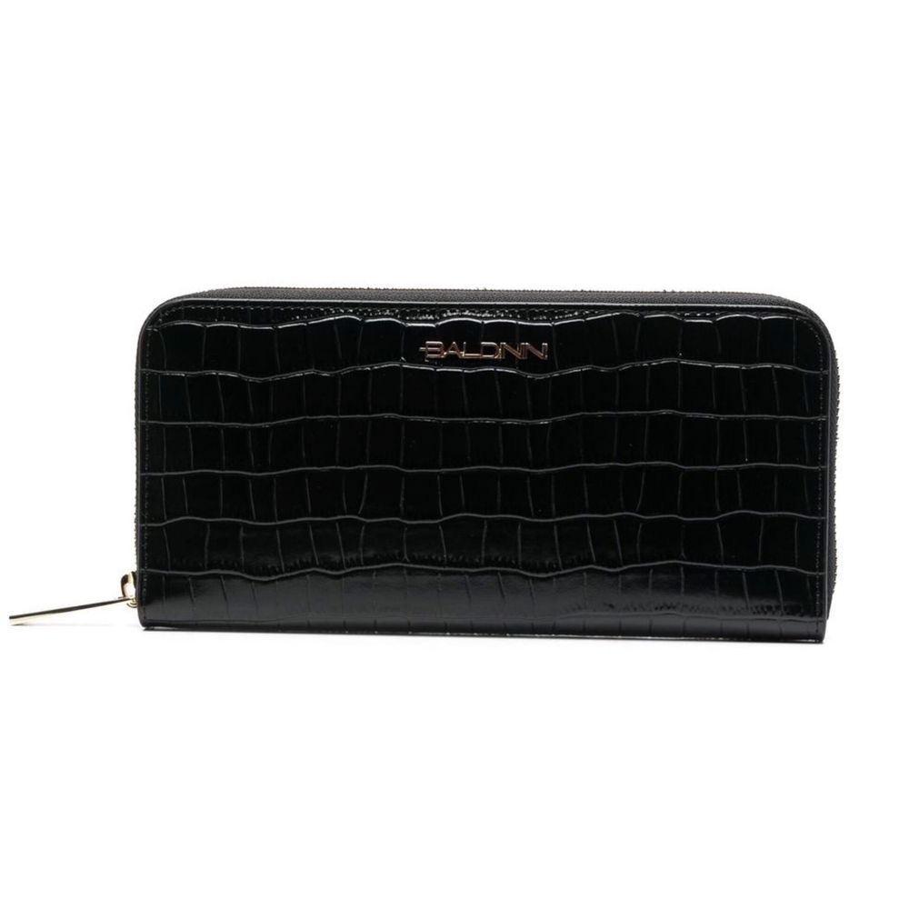 Baldinini Trend Elegant Croco Print Leather Wallet - ACCEXO