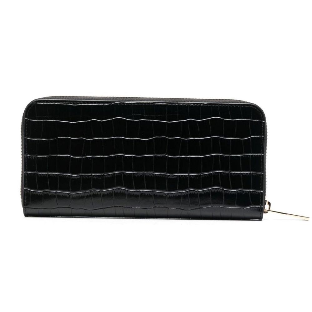 Baldinini Trend Elegant Croco Print Leather Wallet - ACCEXO