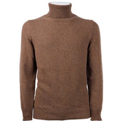 Emilio Romanelli Brown Cashmere Men Sweater - ACCEXO