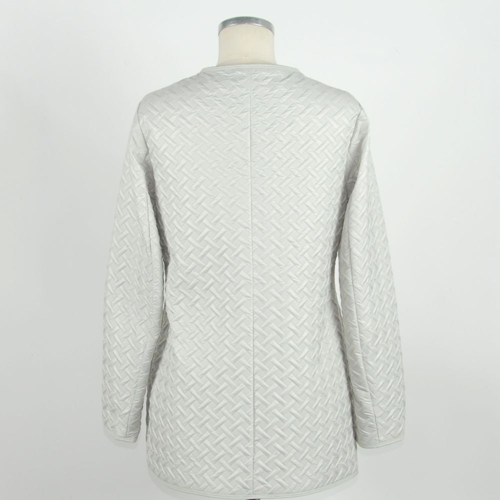 Emilio Romanelli White Polyester Women Jacket - ACCEXO