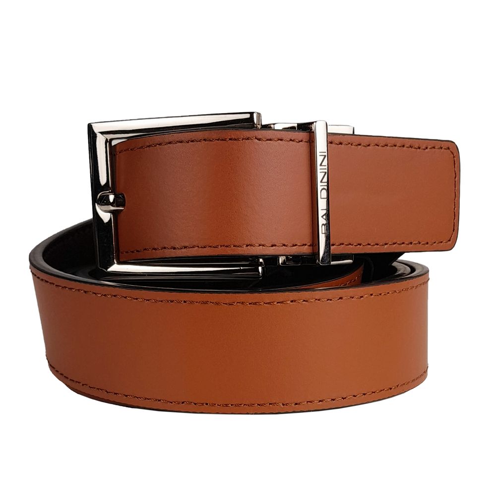 Baldinini Trend Brown Calfskin Men Belt - ACCEXO