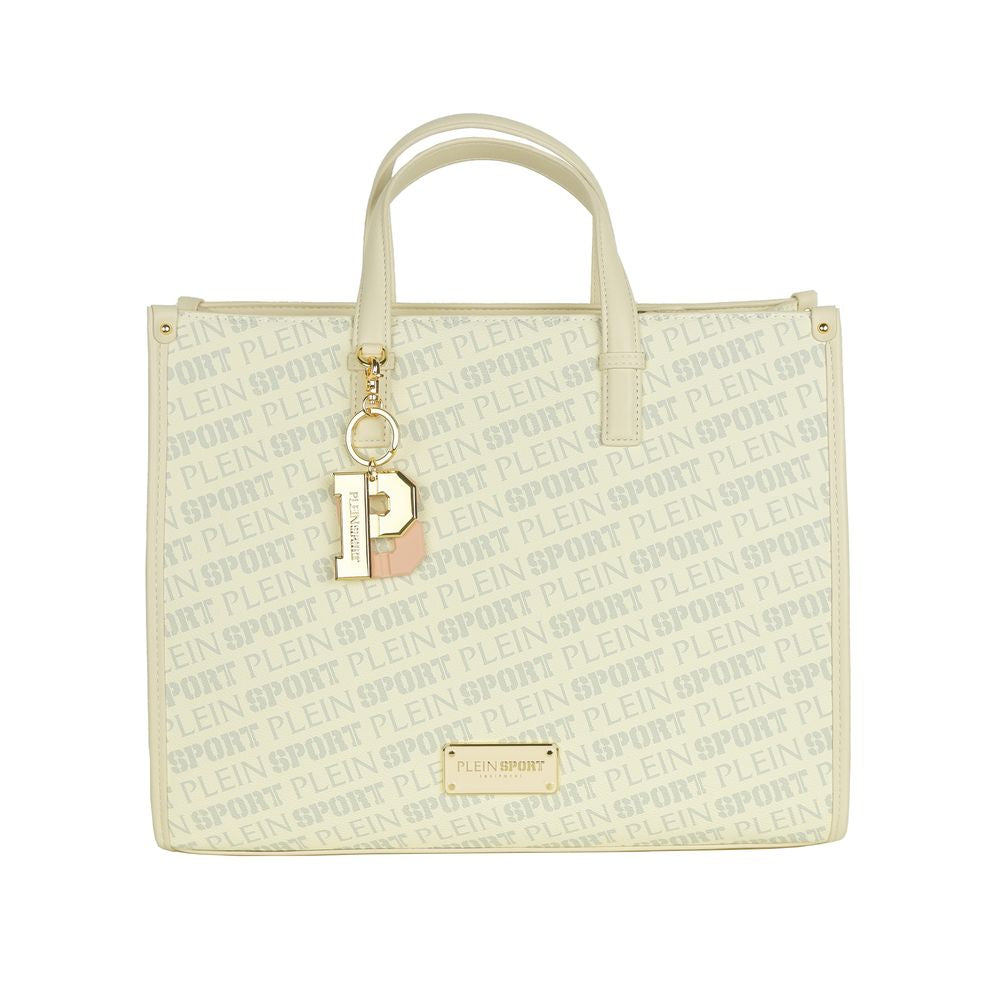 Plein Sport White Polyamide Women Shoulder Bag - ACCEXO