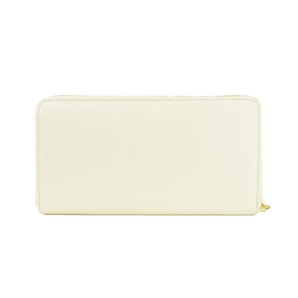 Cavalli Class White Calfskin Women Wallet - ACCEXO