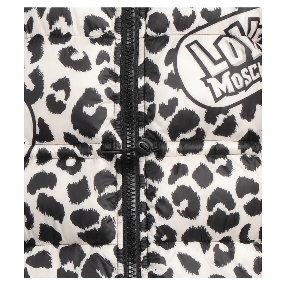 Love Moschino Chic Leopard Print Down Jacket - ACCEXO