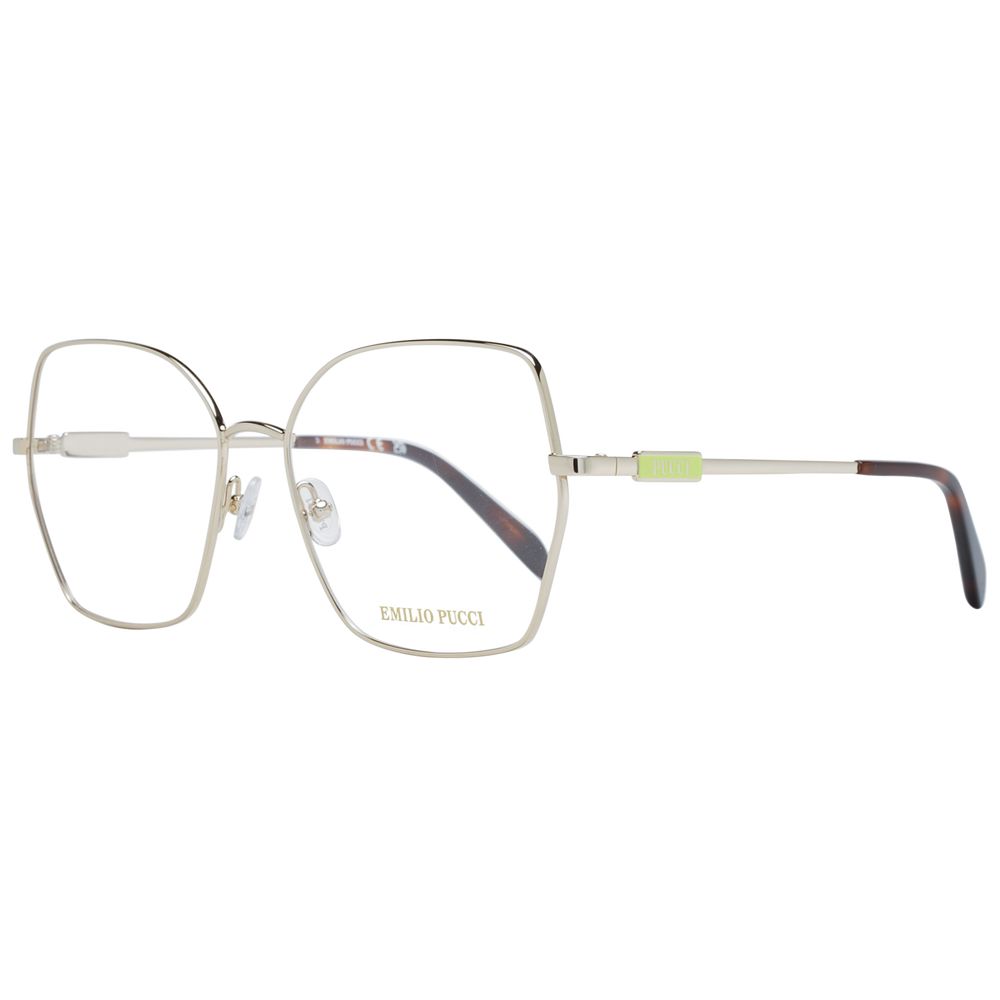 Emilio Pucci Gold Women Optical Frames - ACCEXO