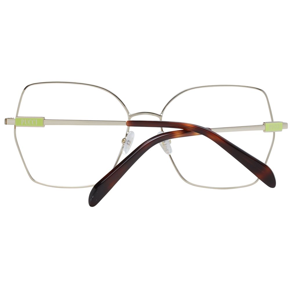 Emilio Pucci Gold Women Optical Frames - ACCEXO