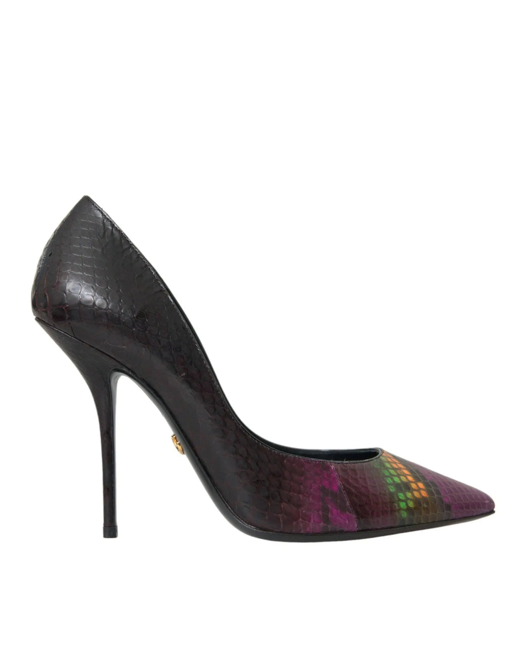 Dolce & Gabbana Multicolor Exotic Leather Heels Pumps Shoes - ACCEXO