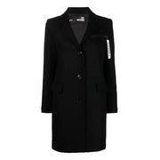 Love Moschino Black Wool Jackets & Coat - ACCEXO