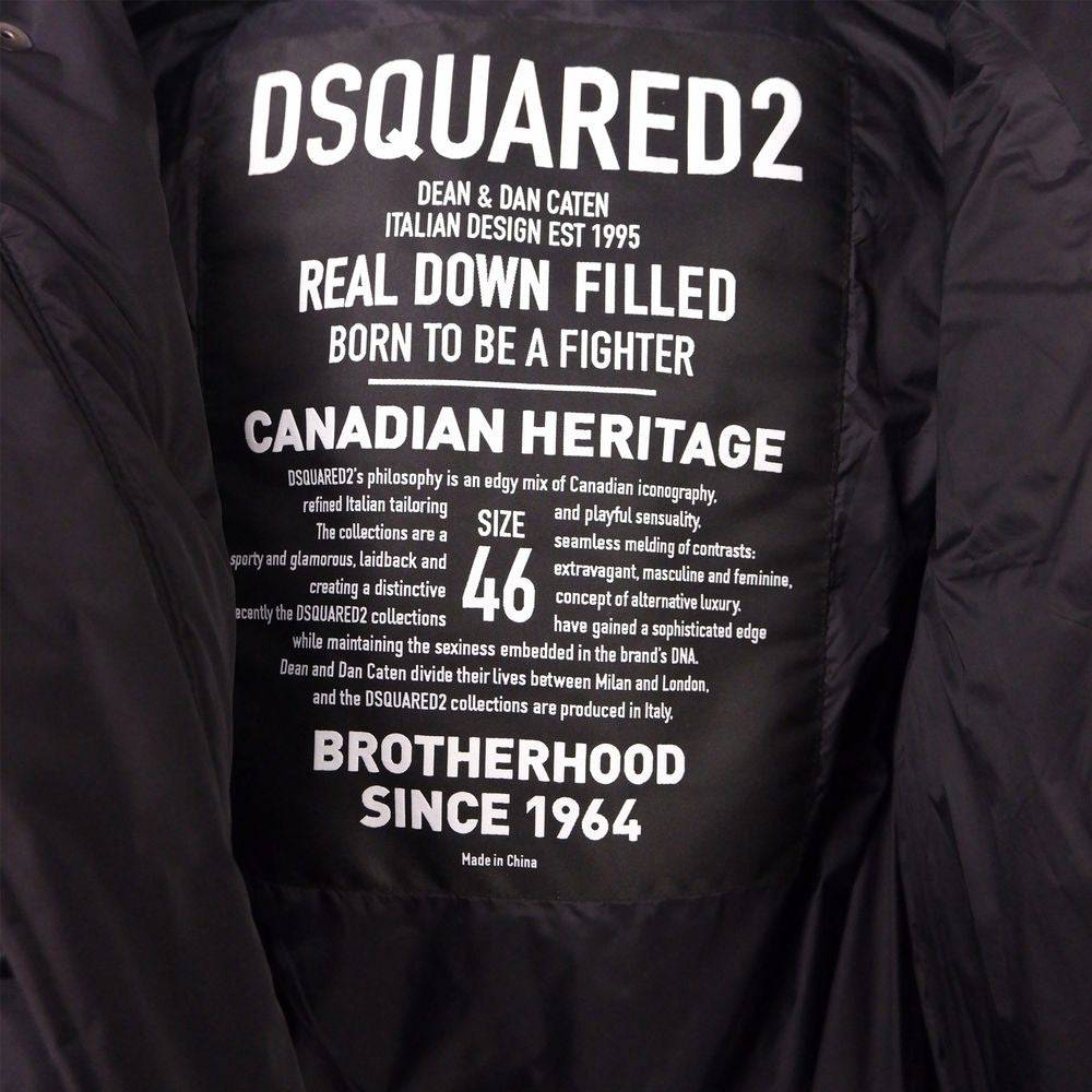 Dsquared² Black Nylon Men Jacket - ACCEXO