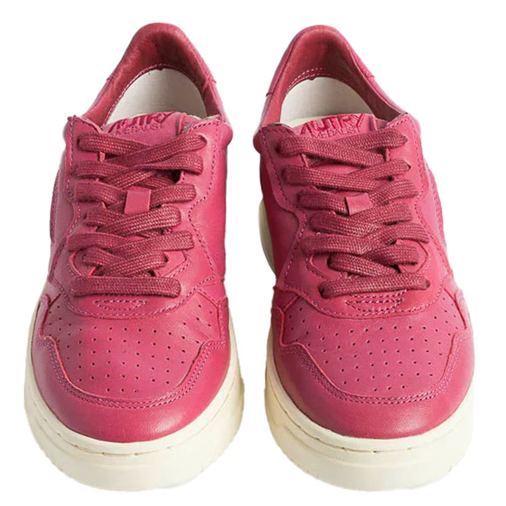 Autry Fuchsia Goatskin Women Sneaker - ACCEXO
