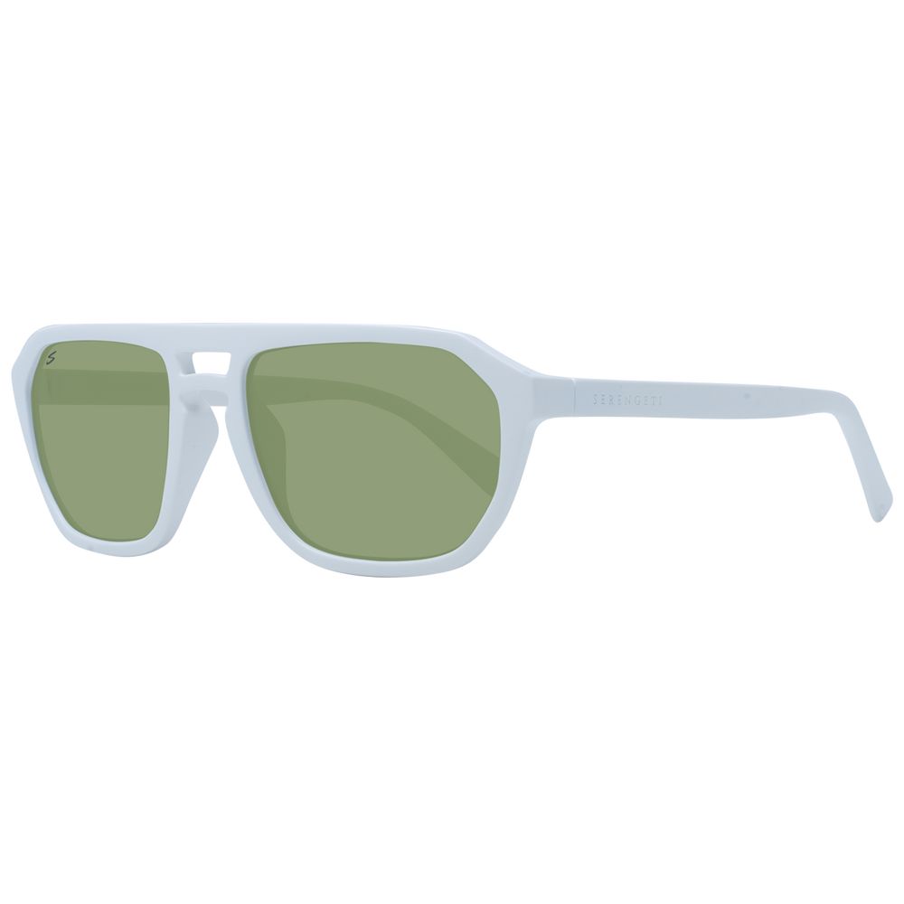 Serengeti White Men Sunglasses - ACCEXO
