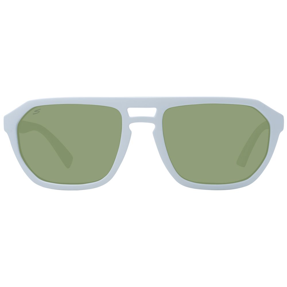 Serengeti White Men Sunglasses - ACCEXO