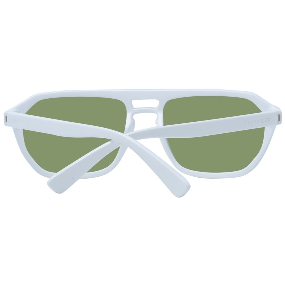 Serengeti White Men Sunglasses - ACCEXO