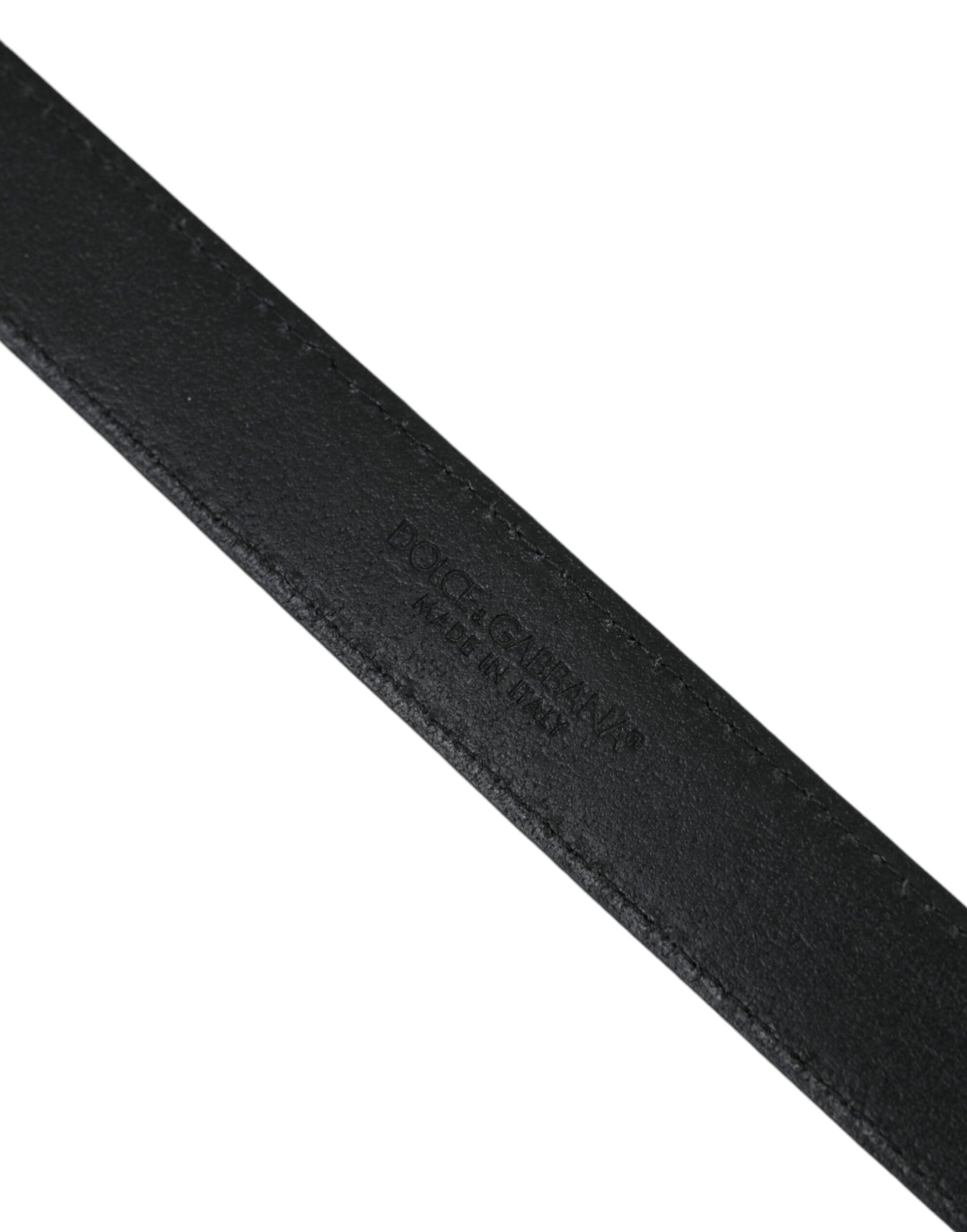 Dolce & Gabbana Beige Suede Leather Silver Buckle Belt Men - ACCEXO