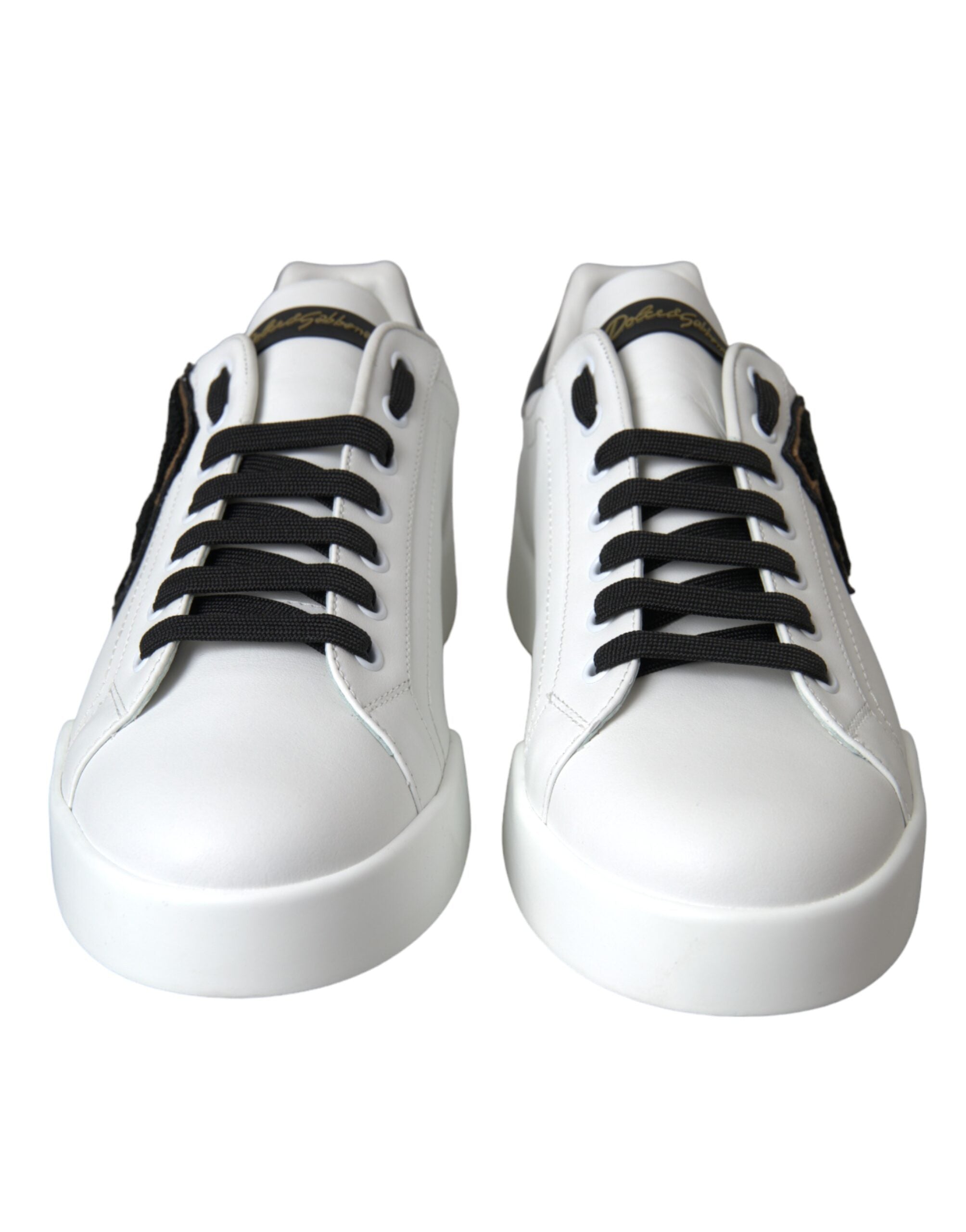 Dolce & Gabbana White Leather DG Logo Casual Low Top Sneakers Shoes Secondary image
