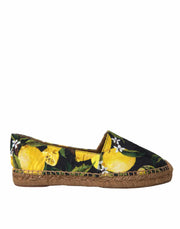 Dolce & Gabbana Multicolor Lemon Slip On Espadrilles Shoes - ACCEXO