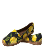Dolce & Gabbana Multicolor Lemon Slip On Espadrilles Shoes - ACCEXO