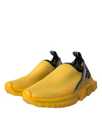 Dolce & Gabbana Yellow Sorrento Slip On Sneakers Women Shoes - ACCEXO