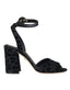 Dolce & Gabbana Black Leopard Suede Heels Sandals Shoes - ACCEXO