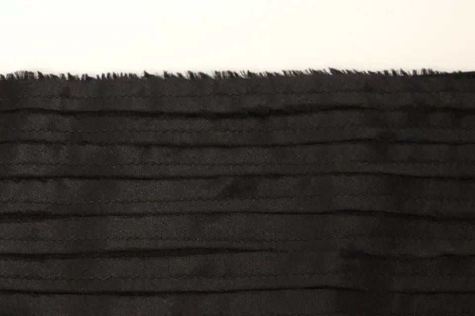 Dolce & Gabbana Black Silk Womens Waist Cummerbund - ACCEXO