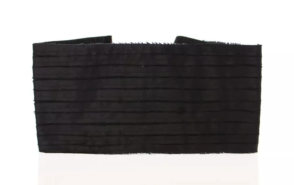 Dolce & Gabbana Black Silk Womens Waist Cummerbund for Women