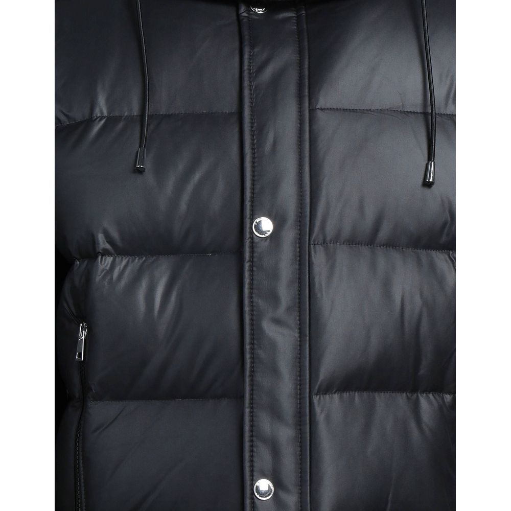 Aquascutum Black Polyester Men Jacket - ACCEXO
