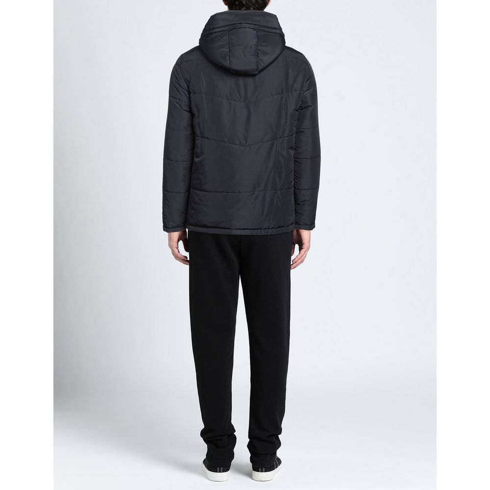 Elegant Blue Aquascutum Jacket with Removable Hood - ACCEXO