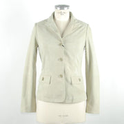 Emilio Romanelli White Leather Women Jacket - ACCEXO