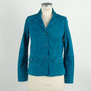 Emilio Romanelli Green Leather Women Jacket - ACCEXO